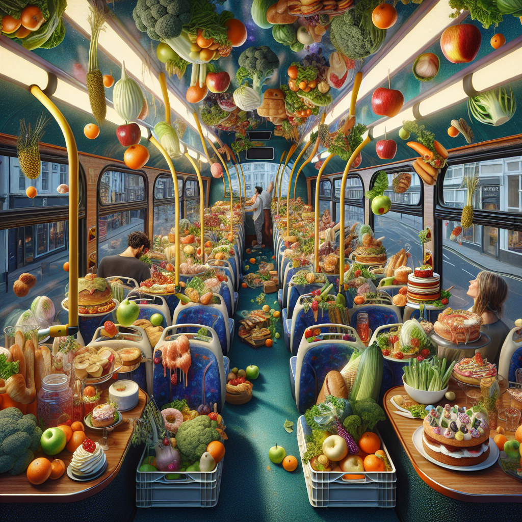 British Buses: The Newest Hotspot for Extravagant Leftovers and Farm Produce

In a shocking twist that has certainly turned the tide on our understanding of public transportation, British buses have emerged as the latest dumping ground for items so bizarrely extravagant, they might as well have their own reality show