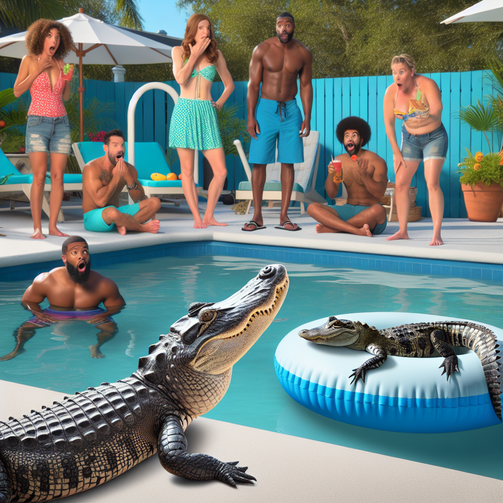 FLORIDA MAN’S POOL PARTY INTERRUPTED BY UNWANTED GUEST

A Florida resident got more than he bargained for when he woke up to find an unexpected guest swimming in his pool – a 6-foot alligator