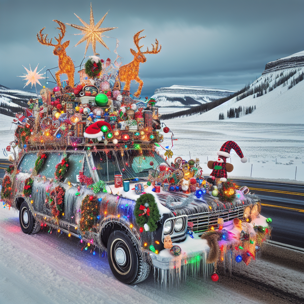 Holiday Cheer or Highway Hazard? Driver Stopped in Wyoming for Dazzling Display

A festive driver was pulled over on a Wyoming highway last weekend for a reason that was equal parts puzzling and delightful