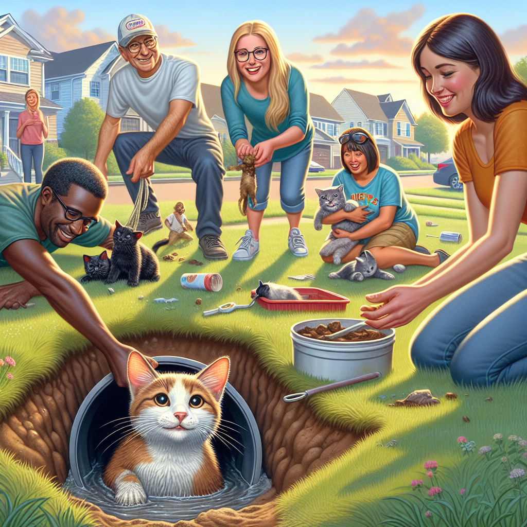 MIRACLE RESCUE: Kitten Trapped in Underground Pipe for Hours, Rescued Thanks to Clever Tactic

In a heartwarming and creative rescue, a kitten was saved from an underground pipe in a residential neighborhood after a rescuer used a clever tactic to lure it to safety