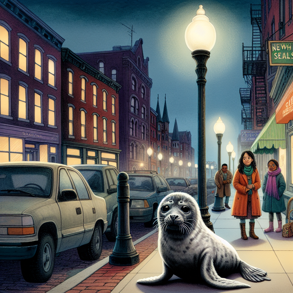 Mysterious Gray Seal Sighting in New Haven Leaves Authorities Baffled

In a bizarre incident that has left wildlife experts and local authorities scratching their heads, a young gray seal was discovered roaming the streets of New Haven, Connecticut, on Tuesday evening