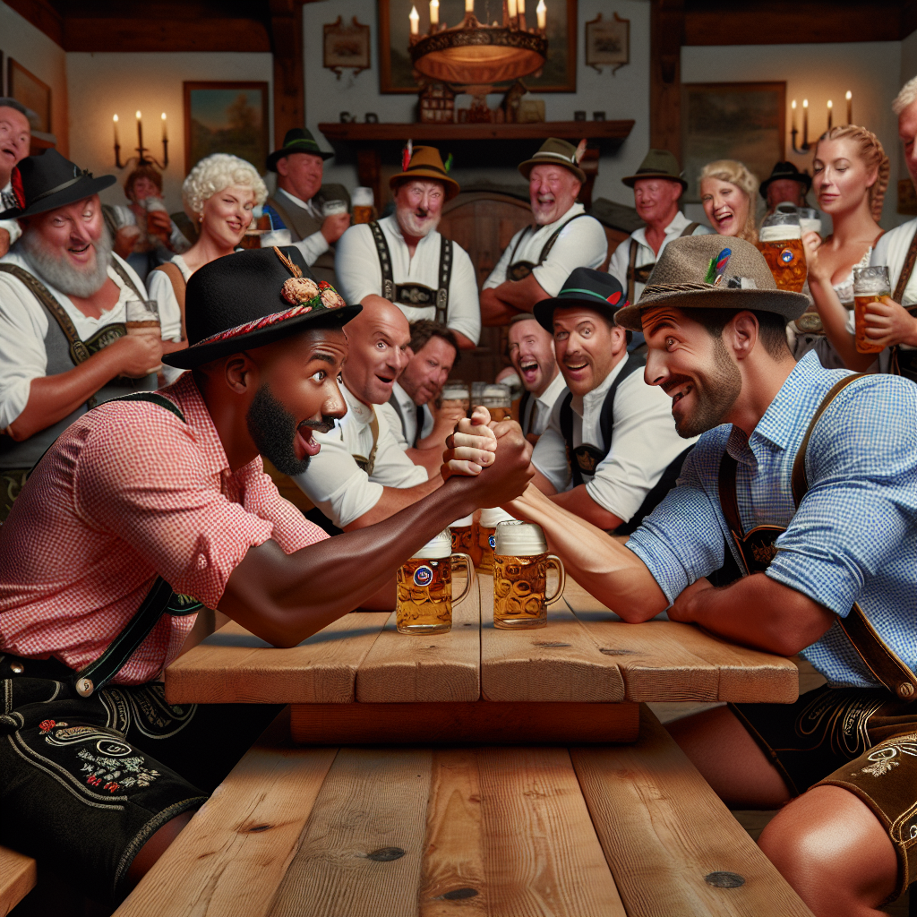 PANG, Germany (AP) — In a bizarre display of strength and agility, men clad in traditional Bavarian attire clashed in a unique competition at Germany’s championship in finger wrestling, or “fingerhakeln