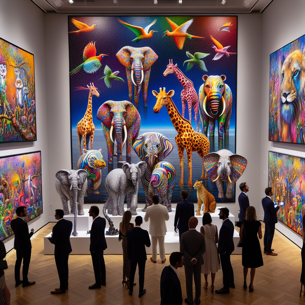 Wild Artworks Unveiled: New York Zoo Previews Unique Auction Pieces

In a fun and creative twist, the New York Zoo has given art enthusiasts a sneak peek at the unique and imaginative works of art that will be up for auction at its upcoming gala event