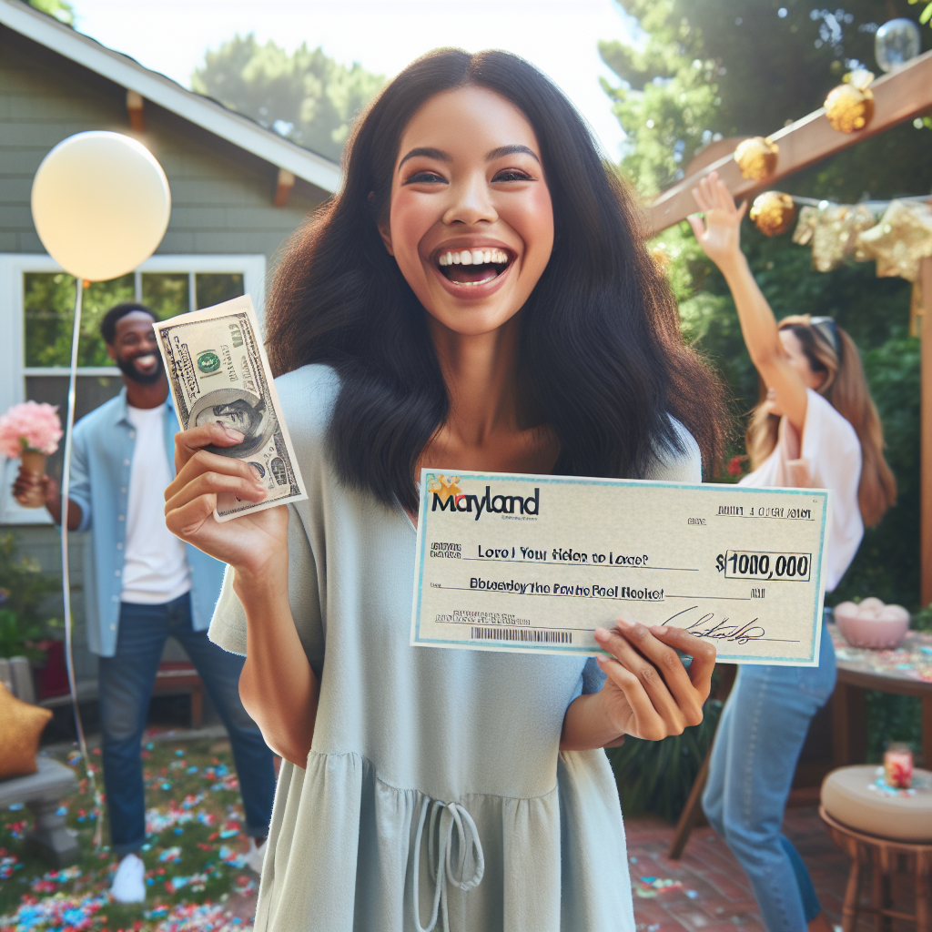 MARYLAND WOMAN WINS $100,000 ON FIRST-EVER LOTTERY TICKET

In a stunning turn of events, a Maryland woman has won a top prize of $100,000 on her very first-ever lottery ticket