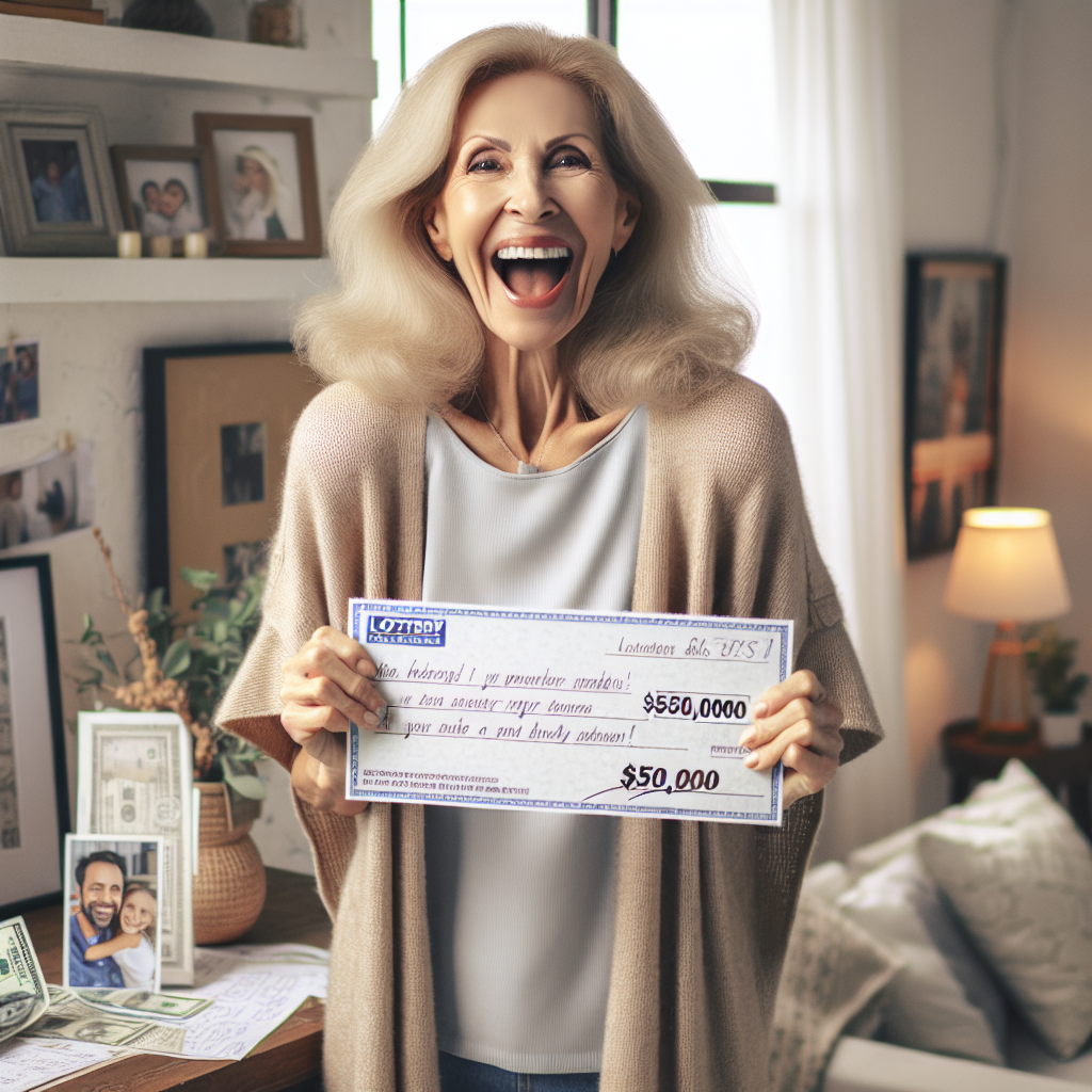 Local Woman Discovers Long-Lost Secret to Winning the Lottery: Mom’s Birthday Numbers!

In a stunning turn of events that has left both mathematicians and casual gamblers alike scratching their heads, local resident Karen Wilkins has reportedly raked in a whopping $50,000 after playing the numbers derived from her mother’s birthday