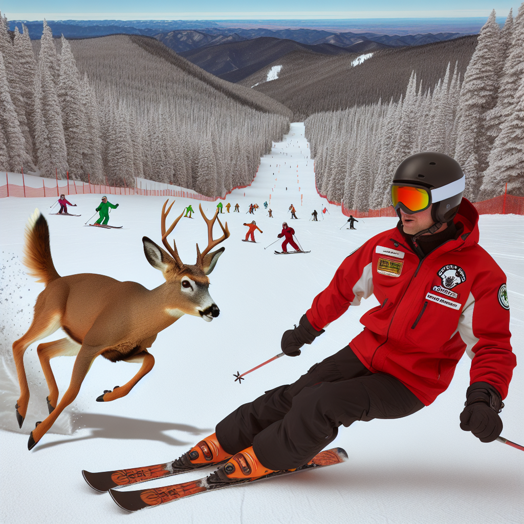 NEAR-MISS ON THE SLOPES: SKI PATROL MEMBER DODGES DEER AT NEW MEXICO RESORT

A harrowing close call was caught on camera at a popular ski resort in New Mexico, where a ski patrol member narrowly avoided being struck by a deer careening down the mountain