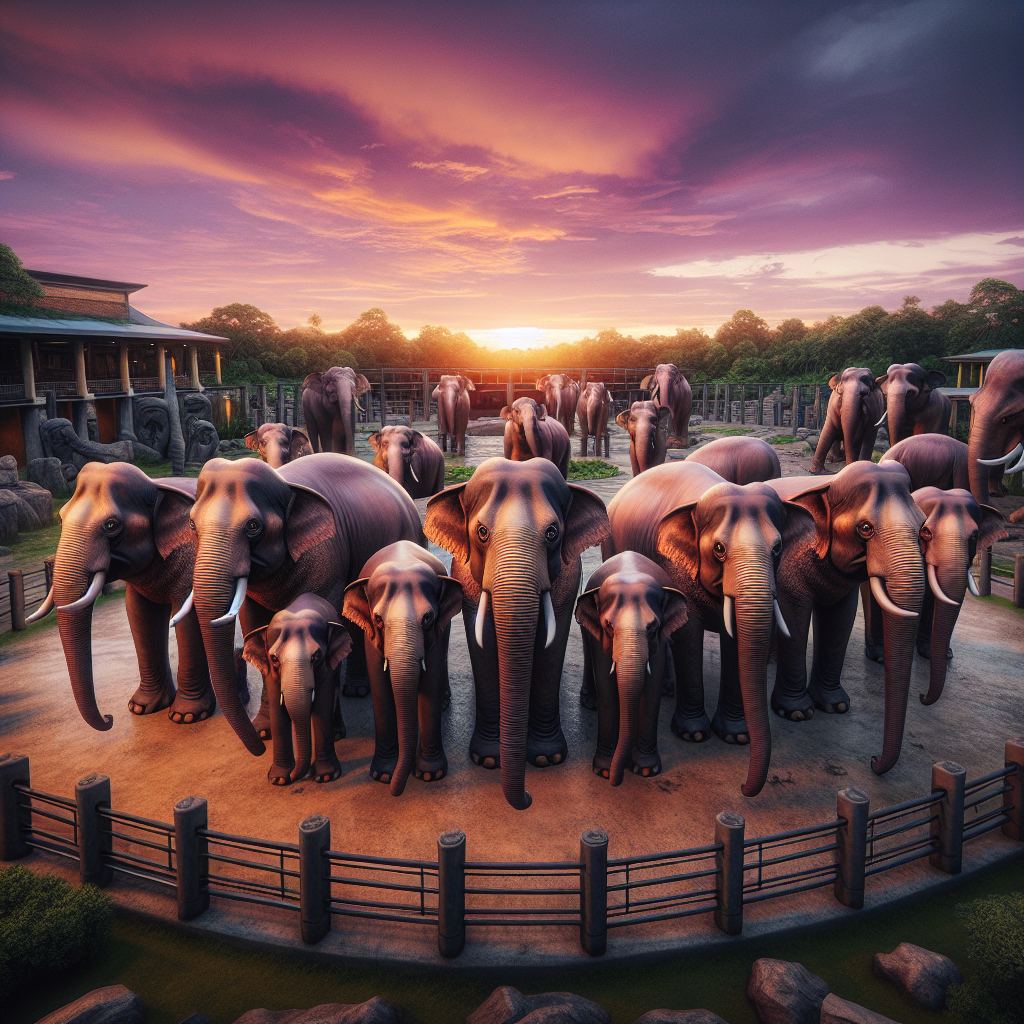 Elephants Display Unsettling Behavior During San Diego Earthquake

San Diego, CA – A peculiar incident unfolded at the San Diego Zoo on Wednesday evening as a group of elephants formed a tight, alert circle during a 4