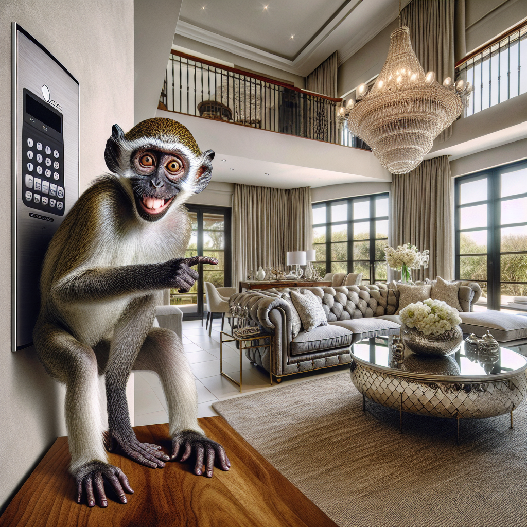 Breaking News

Unconventional Culprit Foils Home Security: Mischievous Monkey Behind Panic Alarm

In a bizarre incident that has left residents and security experts alike scratching their heads, a South African security firm was dispatched to a home in a posh neighborhood, only to discover that the culprit behind the triggered panic alarm was not a burglar, but a cunning monkey