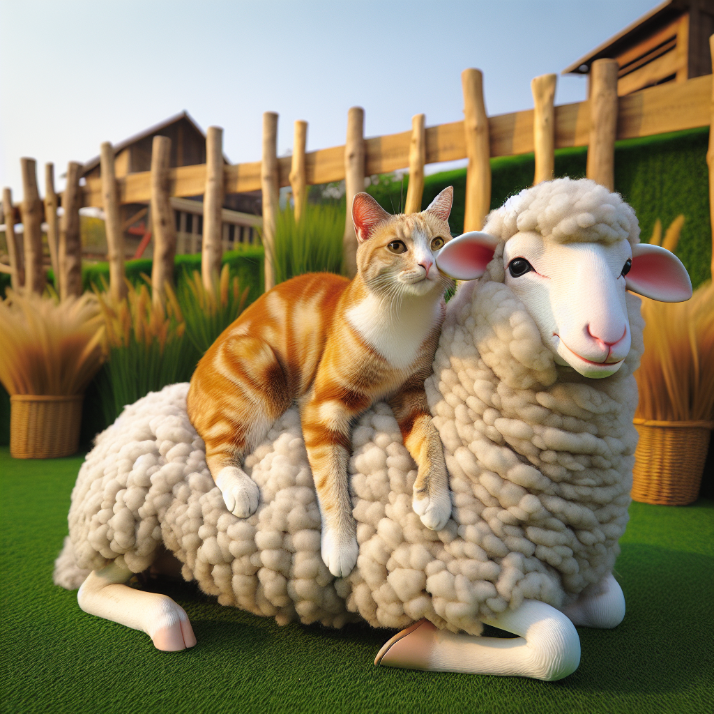UNLIKELY DUO WINS HEARTS AT ODESSA ZOO: CAT AND SHEEP NAMED COUPLE OF THE YEAR

In a heartwarming and unexpected turn of events, the Odessa Zoo in Ukraine has announced the winners of its annual “Couple of the Year” contest, and they are an unlikely duo – a cat and a sheep