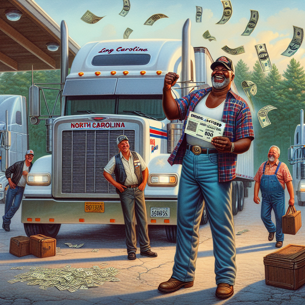 Truckin’ for Luck: North Carolina Trucker Hits the Jackpot in Maryland While Just Trying to Catch Some Zzzs

In what can only be described as a modern-day fairy tale, a long-haul truck driver from North Carolina has scored a windfall of $50,000, proving once again that all you need to strike it rich is to sleep in the right place