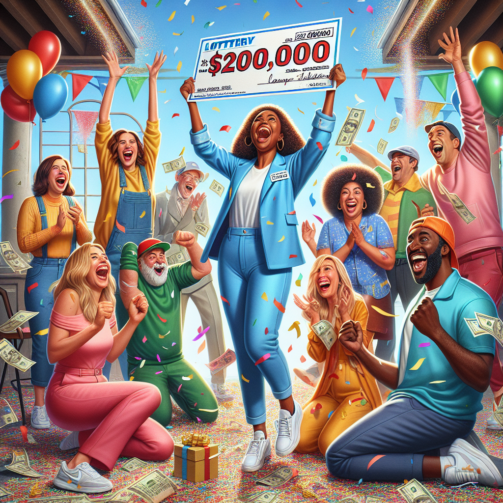 COPYCAT CUSTOMER WINS $200,000 LOTTERY PRIZE IN S