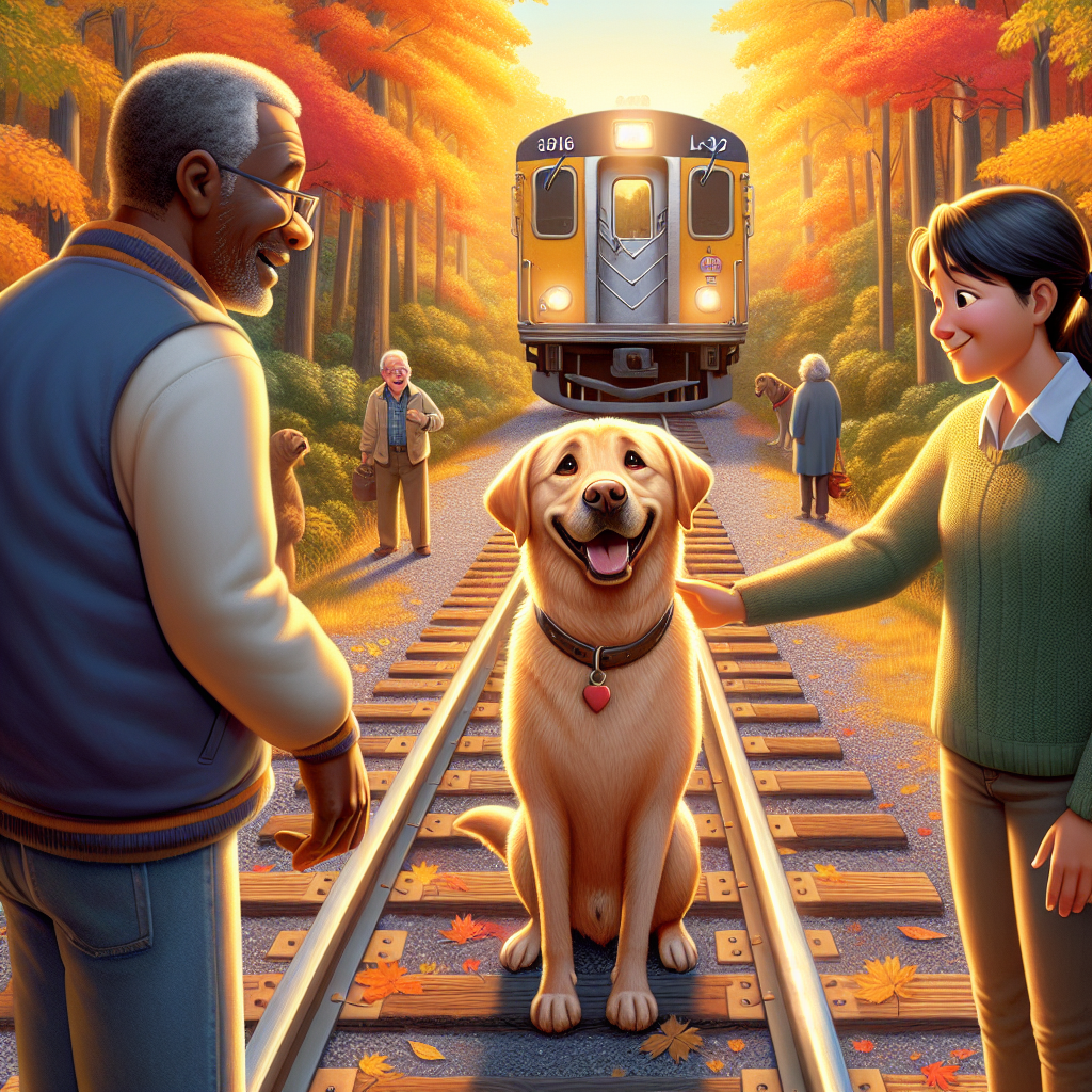 MIRACLE ON THE TRACKS: Dog Rescued from Commuter Train Tracks in Massachusetts

In a heart-stopping moment, a dog was rescued from the commuter train tracks in Massachusetts yesterday evening, leaving onlookers shaken but grateful for the quick thinking of bystanders