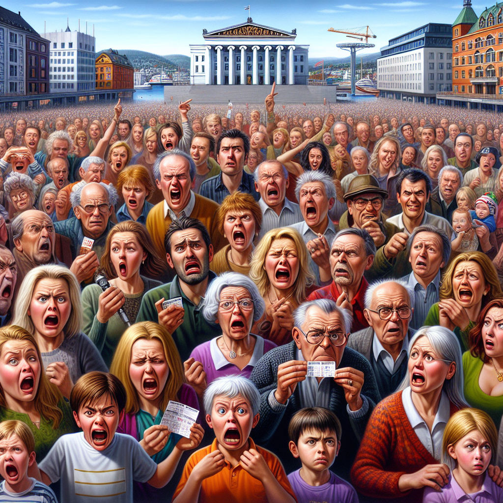 Thousands of Norwegians Left Disappointed as Lottery Mix-Up Causes Widespread False Hope

OSLO, NORWAY – In a bizarre incident, thousands of Norwegians were mistakenly informed that they had won significant prizes in a national lottery, only to be told later that it was an error