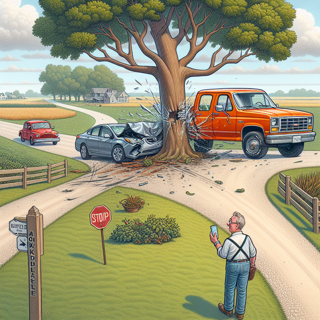 MIRACULOUS COINCIDENCE: Truck Crashes into Same Tree Exactly 7 Years Later at Same Speed

In a bizarre and astonishing turn of events, a truck crashed into the same tree on a rural road in Oakdale, Illinois, exactly 7 years after the same incident occurred in the same spot at the same speed