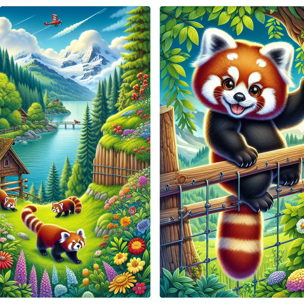 Red Pandas on the Loose: Unlikely Escape Artists Cause a Stir in Swiss Zoo

In a bizarre incident that has left zoo officials and wildlife enthusiasts alike scratching their heads, two red pandas managed to escape their enclosure at a zoo in Switzerland, with one of the adventurous animals wandering into nearby woodlands