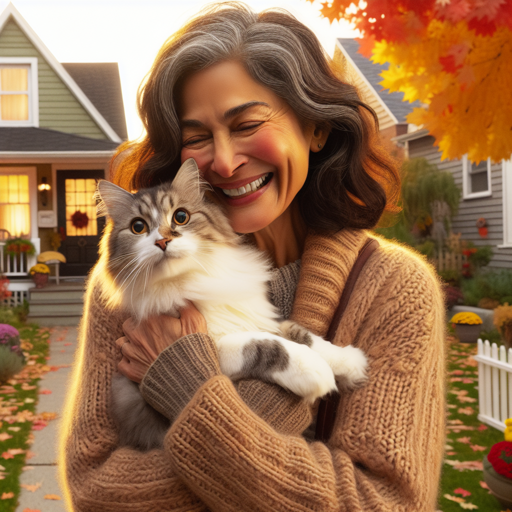 Miraculous Reunion: Ontario Woman Reunited with Beloved Cat After 7 Years

In a heartwarming tale of love, loss, and luck, an Ontario woman has been reunited with her cherished pet cat, Whiskers, an astonishing 7 years and 4 months after he went missing