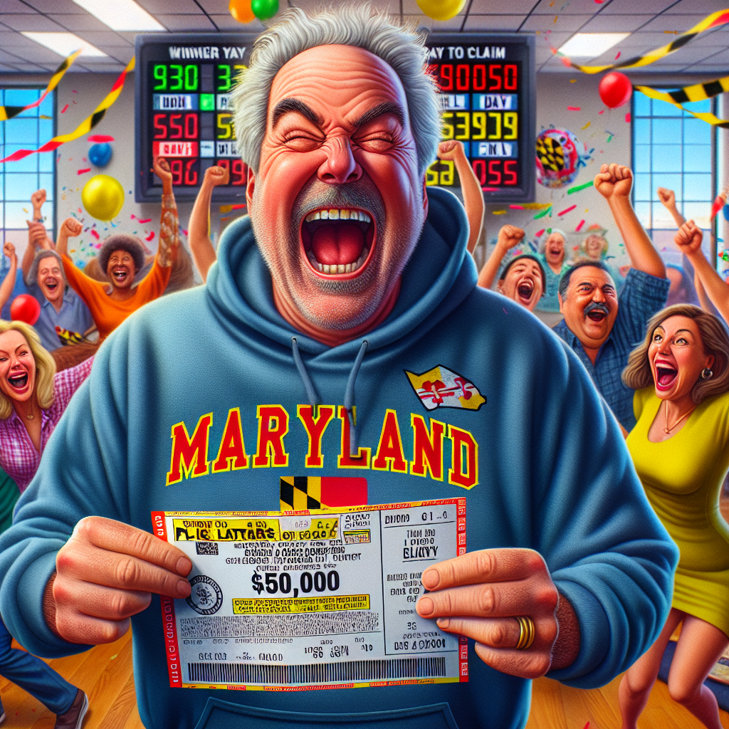 MARYLAND MAN WINS $50,000 LOTTERY PRIZE JUST IN THE NICK OF TIME

In a thrilling turn of events, a Maryland man recently won a $50,000 prize from a Pick 5 lottery drawing, but his luck nearly ran out when he claimed his prize just days before it was set to expire