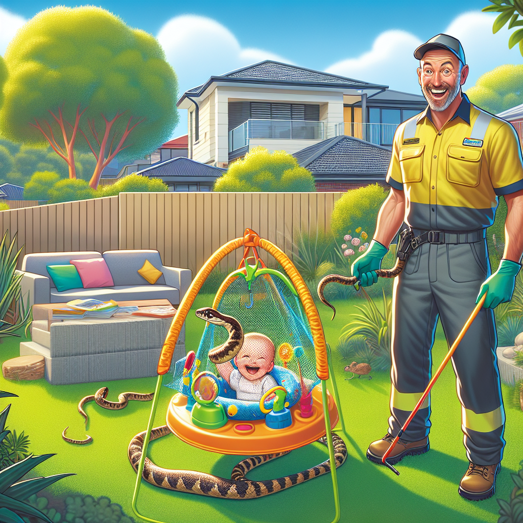 Local Snake Catcher Celebrates Snake’s Ambitious Real Estate Choices in Melbourne

Melbourne, Australia – In what can only be described as an innovative housing choice, a deadly tiger snake was recently discovered lounging under a baby’s bouncy chair in a suburb typically known for its tranquil family homes