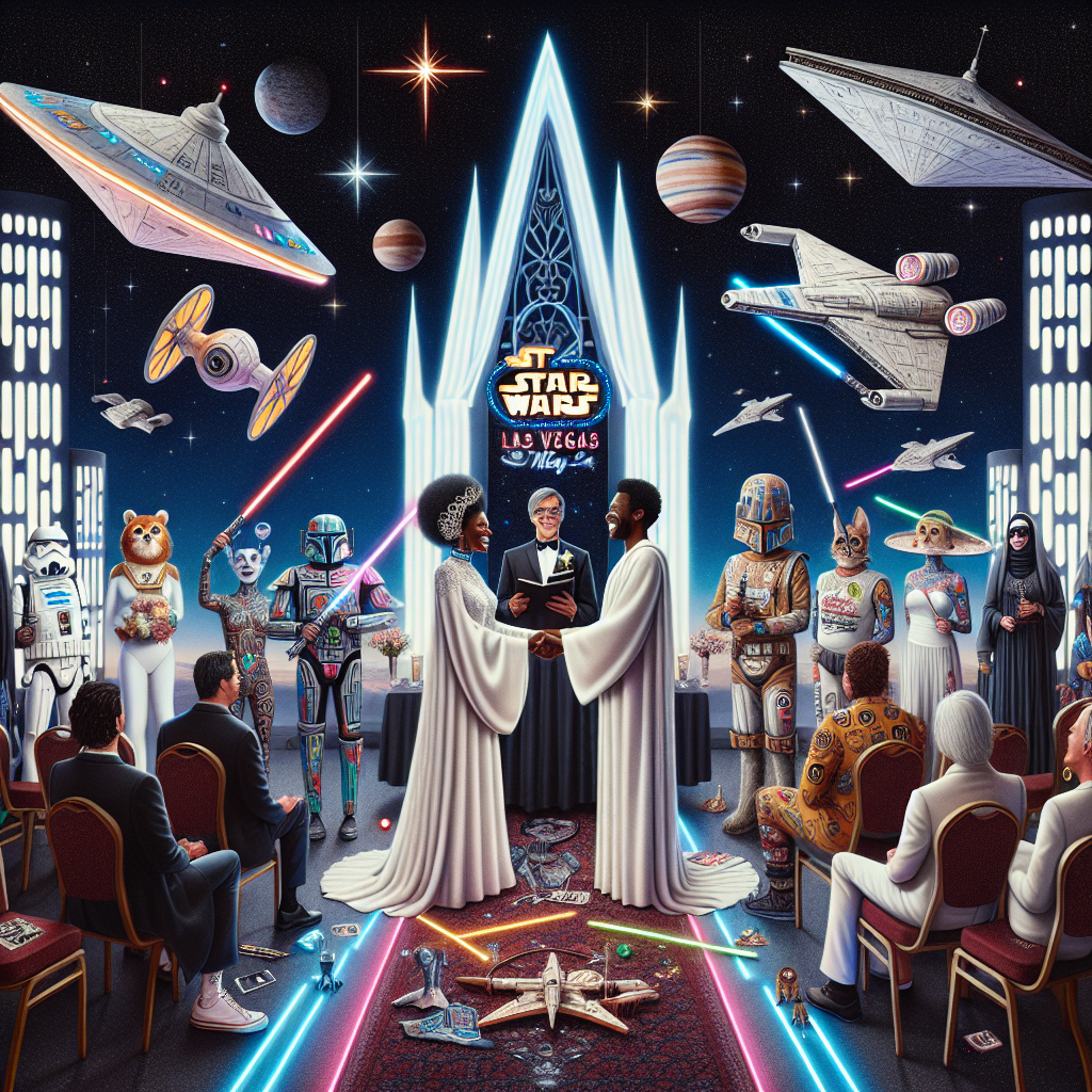 GALACTIC LOVE ALERT: Vegas Chapel Offers Out-of-This-World ‘Star Wars’ Weddings for May 4

Las Vegas, NV – In a galaxy not so far away