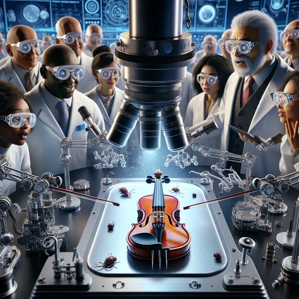 BREAKING: Scientists Stunned as “World’s Smallest Violin” Discovered, Requires Electron Microscope and a PhD in Miniaturization to Even Spot

In a groundbreaking discovery that has left the scientific community reeling, a team of researchers has identified the world’s smallest violin, measuring a mind-boggling 0