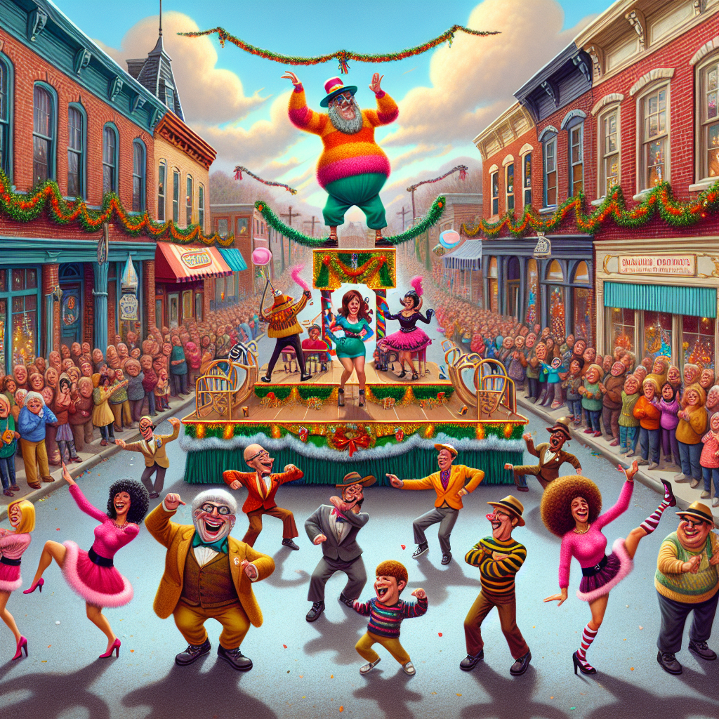 BREAKING: Small Pennsylvania Town Makes History with Ridiculous Dance Attempt

In a bizarre display of holiday cheer, the usually sleepy town of Peculiarville, Pennsylvania, made headlines yesterday as hundreds of participants and spectators gathered for the annual Holiday Spectacular Parade