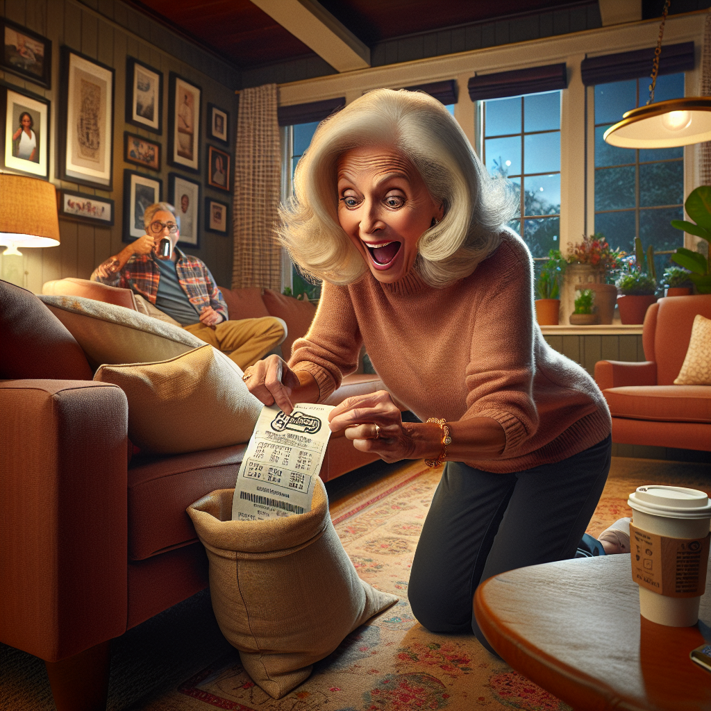 Illinois Woman Discovers ‘Lost’ Lottery Ticket Worth $1 Million, Probably Has a Future as a Treasure Hunter

In an astounding twist of fortune, an Illinois woman has “accidentally” stumbled upon a forgotten lottery ticket that has propelled her into the millionaire’s club—because who among us hasn’t dived into their couch cushions only to unearth a life-changing sum of cash? 

Mary Marlowe, a resident of the suburban Chicago area, has reportedly been going about her life, blissfully unaware that the crumpled piece of paper wedged between her sofa cushions was more than just a reminder of her poor life choices