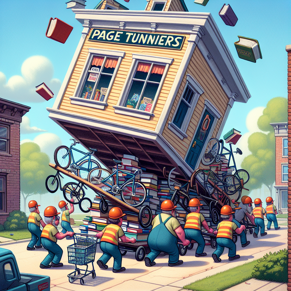 BREAKING: Michigan Bookstore’s Relocation Effort Defies Logic and Physics

In a bizarre and bewildering display of dedication to gradual progress, local Michigan bookstore, “Page Turners,” has embarked on a relocation journey that will leave even the most seasoned movers aghast