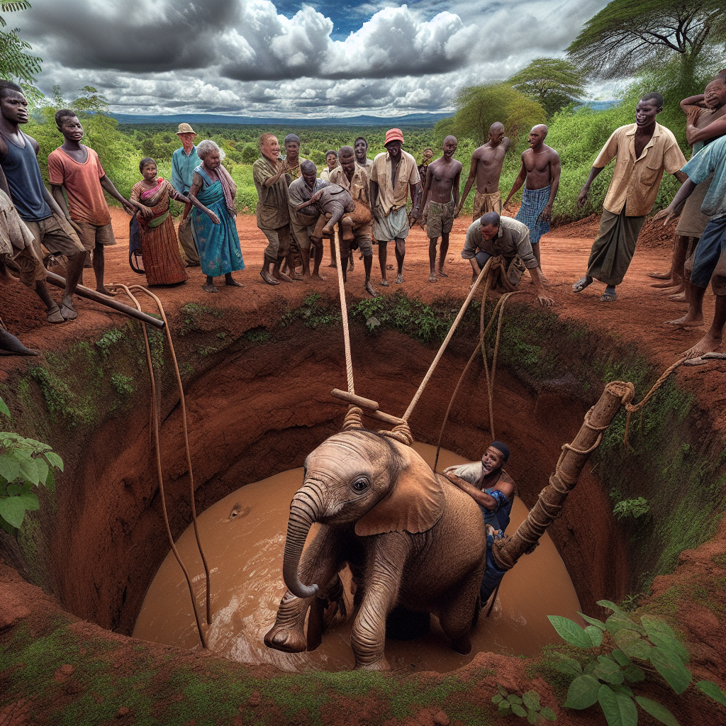Local Heroes Proudly Rescue Baby Elephant from Deep Well, Ignore Imminent Climate Crisis

In a heartwarming display of human compassion, a baby elephant was recently rescued from a well in a remote village, reminding all of us what true heroism looks like—especially when there are cameras rolling