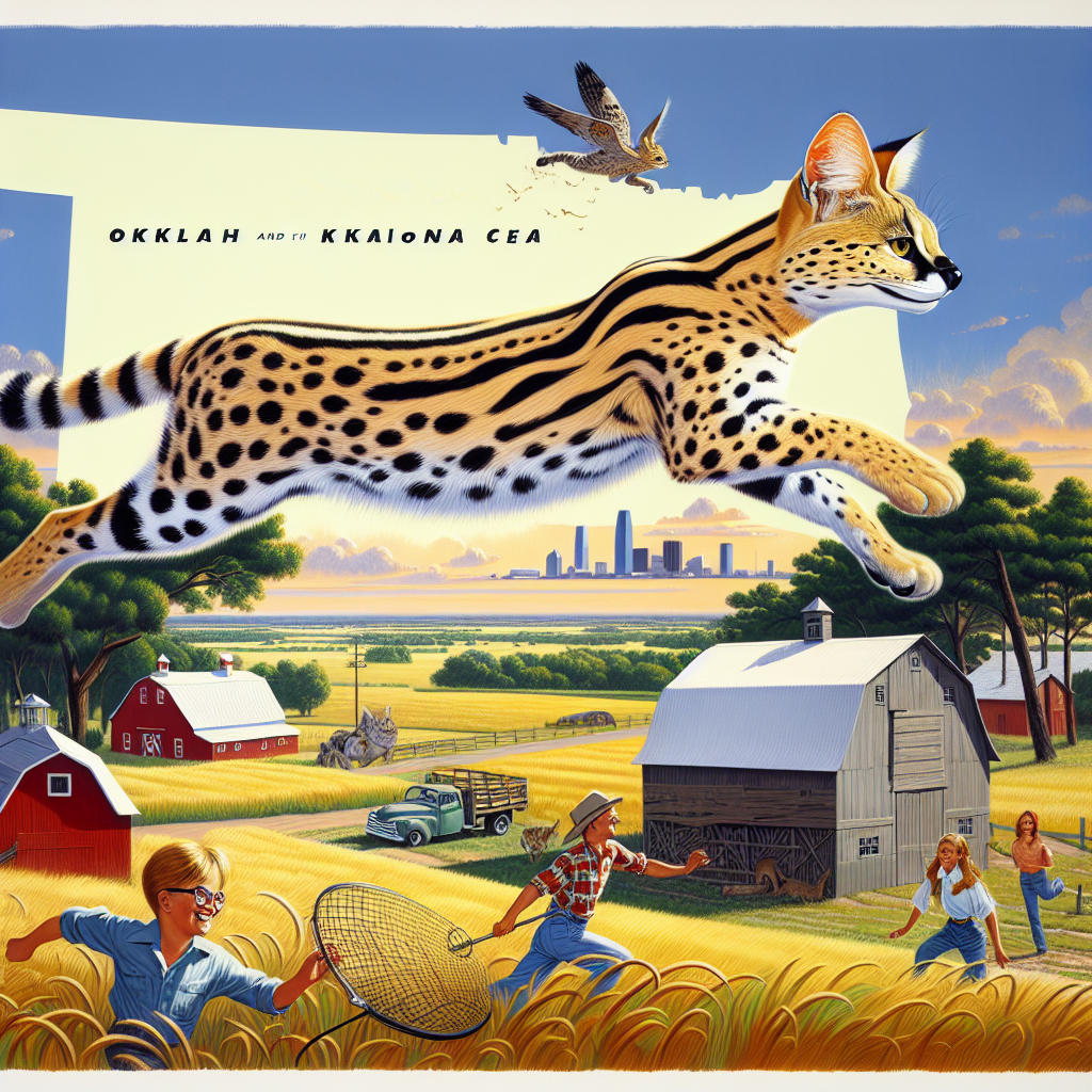 Local Oklahoma Residents Outwit Exotic Cat on the Run: A Serval Escape Artist’s Tale

In a plot twist worthy of a summer blockbuster, an African serval that escaped from captivity in Oklahoma has been safely apprehended after a wild two-day freedom tour