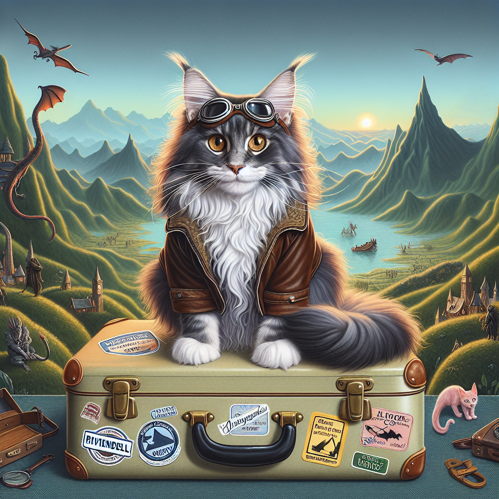 FELINE FREAKY FLYER: MIDDLE-EARTH MAYHEM AS MAINE COON MITTENS RACKS UP TRIPLE-REGION FLIGHTS

In a bizarre series of events that has left aviation authorities and cat lovers alike scratching their heads, a mischievous Maine Coon cat named Mittens has become the world’s most seasoned (and most bemused) international traveler