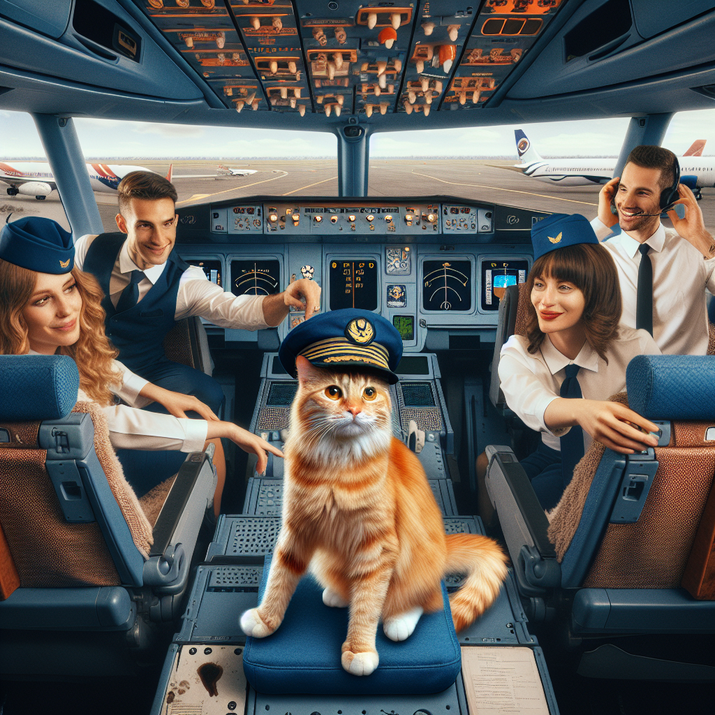 FELINE FIASCO: Rogue Cat Brings International Flight to Screeching Halt

In a bizarre incident that has left aviation experts scratching their heads and cat lovers giggling, a sneaky stowaway cat brought a transatlantic flight to a grinding halt for not one, but TWO DAYS