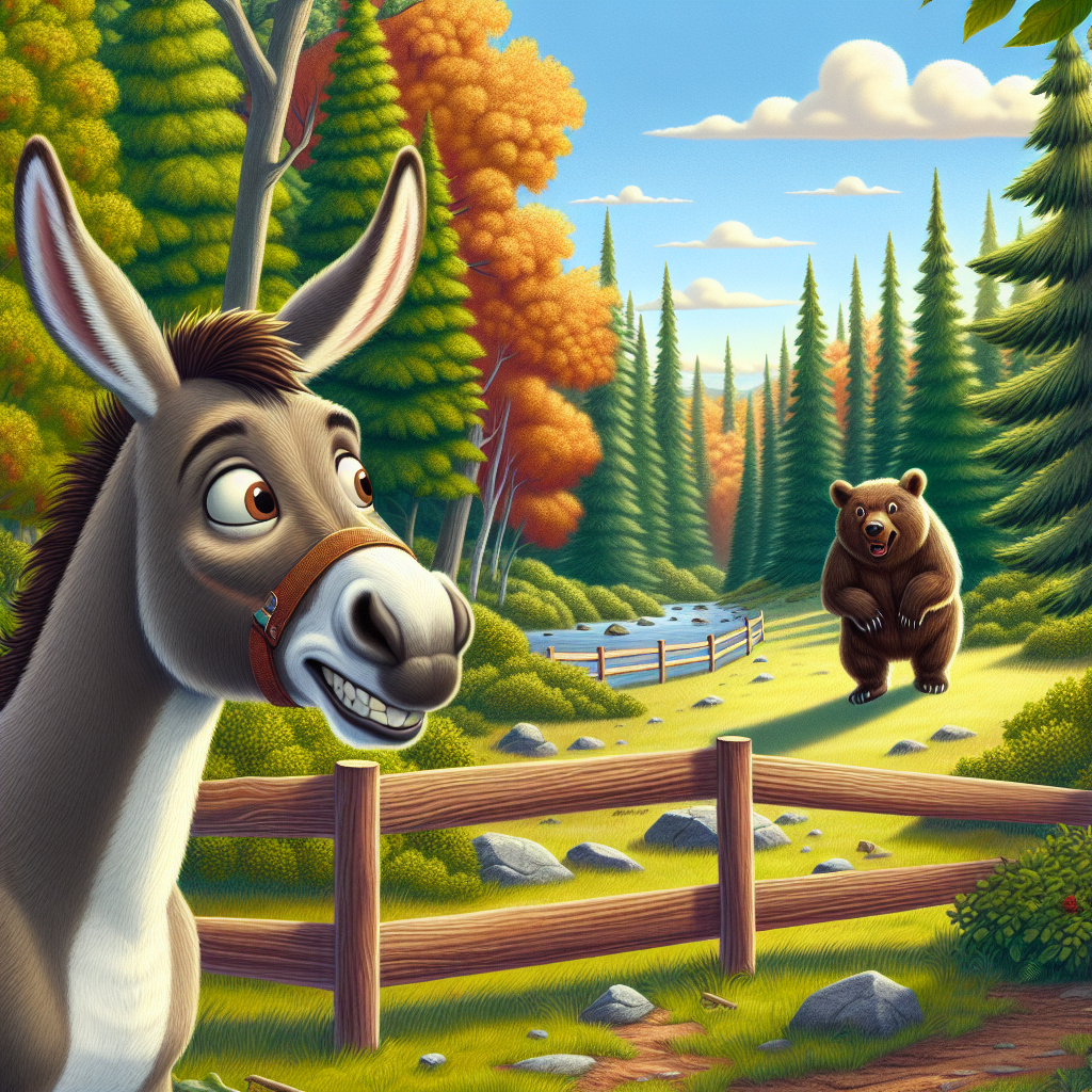BREAKING: MISSING DONKEY FOUND SAFE AND SOUND AFTER DARING ESCAPE FROM FIERCE BEAR IN MASSACHUSETTS

In a stunning turn of events, a donkey named Mr