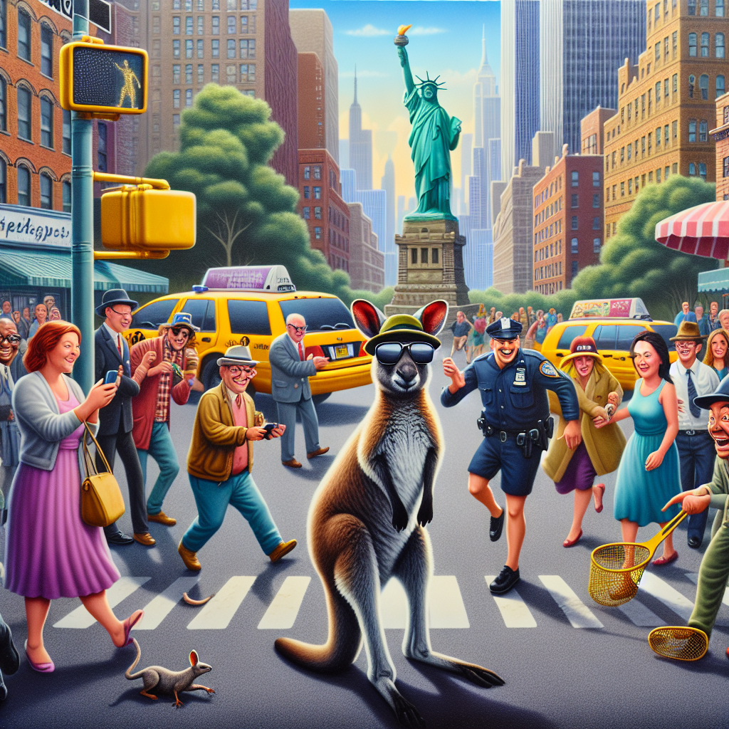BREAKING: ROGUE WALLABY CAPTURED AFTER 12-DAY MANHUNT ROCKS THE BIG APPLE

In a thrilling conclusion to the wildest adventure the city has ever seen, a brazen wallaby named Winston was finally apprehended yesterday evening after evading capture for nearly two weeks