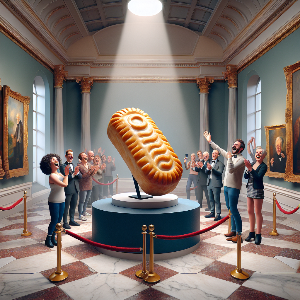 BREAKING: Madame Tussauds London Unveils Wax Sculpture of Greggs Sausage Roll, Crowds Go Wild!

In a move that has left the nation speechless and the internet gagging, Madame Tussauds London has unveiled a breathtakingly lifelike wax sculpture of a Greggs sausage roll