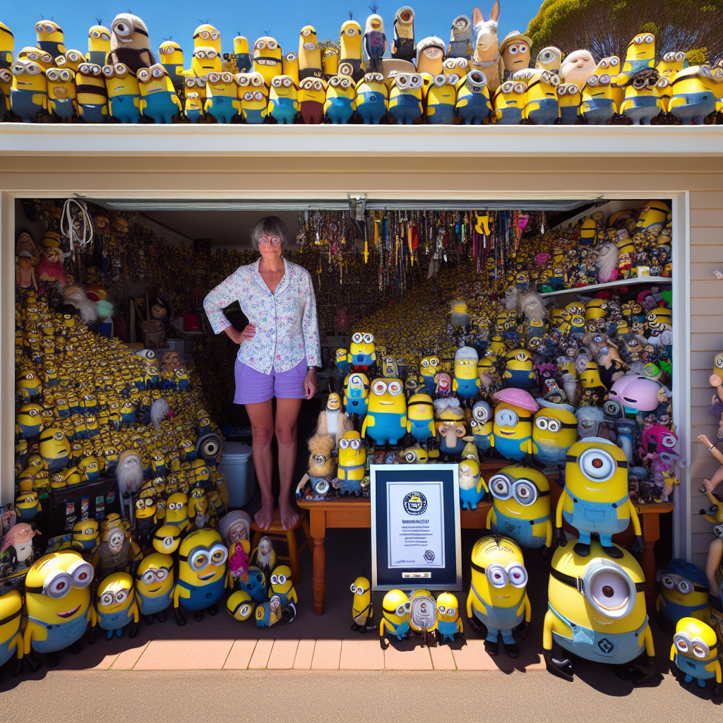 BREAKING: Australian Woman’s Garage Overrun with Minions, Earns World Record

In a bizarre incident that has left experts baffled and neighbors concerned, a woman from Perth, Australia has been awarded the Guinness World Record for the largest collection of Minions ever assembled
