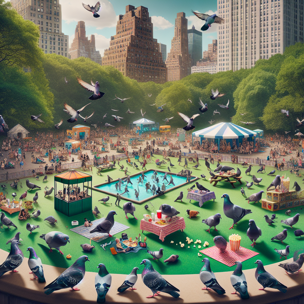 BREAKING: Pigeons Take Over NYC Park for Pigeon Fest Extravaganza

In a bizarre celebration of all things feathered and foul, New York City’s iconic Rikers Island Park will be transformed into a pigeon paradise next month with the inaugural Pigeon Fest