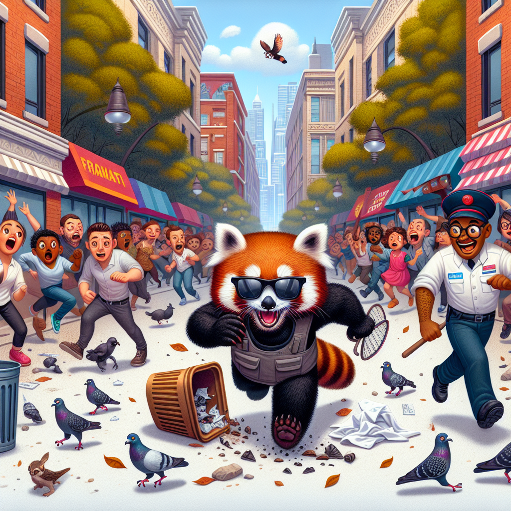 BREAKING: Rogue Red Panda Wreaks Havoc, Leads Authorities on Wild Goose Chase

In a daring escape that has left zoologists and law enforcement officials scratching their heads, a cunning red panda named “Pączek” (Polish for “little doughnut”) broke free from its enclosure at the Warsaw Zoo and embarked on a thrilling adventure that brought the city to a standstill