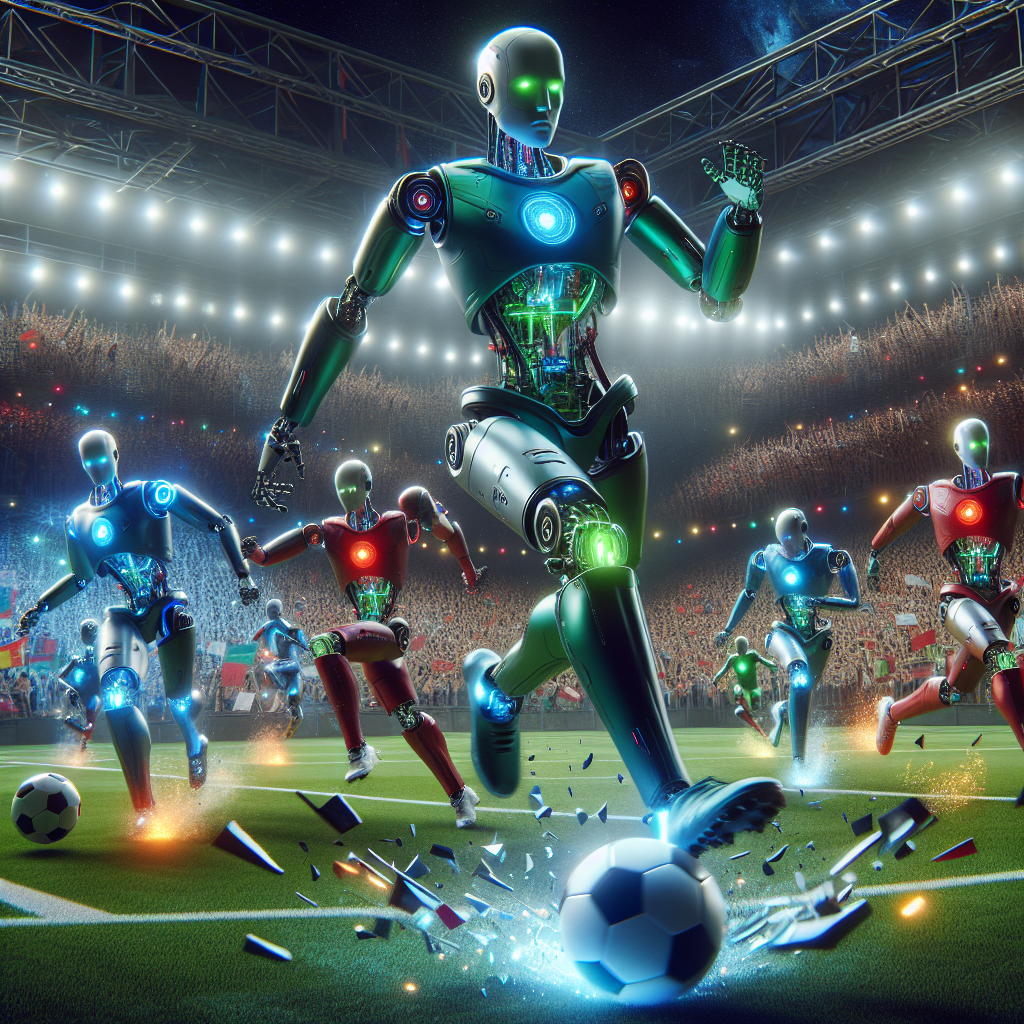 ROBOT RIOT: AI-Powered Machines Go Head-to-Head in China Soccer Showdown

In a battle of metal and wires, the world’s most advanced robots clashed in a thrilling 3v3 soccer tournament in China, leaving a trail of sparks, crushed robotic limbs, and shattered dreams in their wake