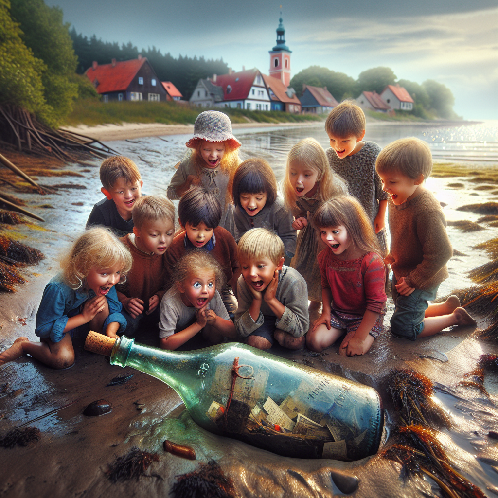 BREAKING: Sensational Discovery Rocks Small Polish Village as Group of Plucky Youngsters Uncover 63-Year-Old Message in a Bottle

In a stunning archaeological find that has left the scientific community reeling, a group of intrepid young boys in rural Poland has made the astonishing discovery of a message in a bottle that has been bobbing around in the Baltic Sea for an incredible 63 years