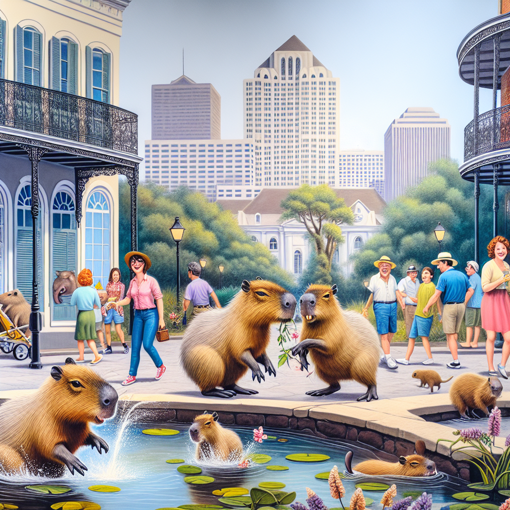 BREAKING: Capybara Chaos Erupts in the Big Easy as Triplet Terrors Take Over Audubon Nature Institute!

New Orleans, LA – In a shocking turn of events, the Audubon Nature Institute has just unveiled its newest – and most adorable – residents: three miniature capybaras that are already wreaking havoc on the city
