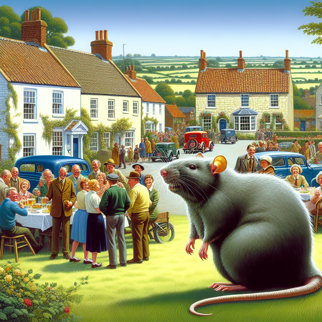 North Yorkshire Residents Rejoice: Local Rat Breaks World Record for Home Invasion

North Yorkshire, England – In a stunning turn of events that has captivated the hearts of local residents, officials from the North Yorkshire Council have proudly shared a photo of a newfound celebrity—a rat measuring over 22 inches from nose to tail