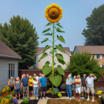 Indiana Man Breaks Record for Tallest Sunflower, Leaves Neighbors Wondering About Life Choices

In a miraculous turn of events that could only occur in the sunny state of Indiana, local resident Bob “The Green Thumb” Henderson has officially surpassed the previous world record for the tallest sunflower, reaching a staggering height of 30 feet and 7 inches