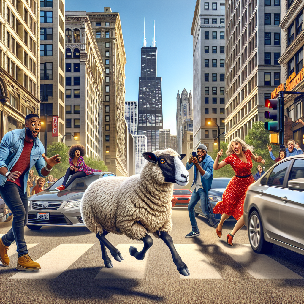 Baa-raucous Escape: Chicago Sheep Outwits Slaughter, Thrills City Dwellers

Chicago, IL – In an unprecedented turn of events that had the city reeling with you-won’t-believe-this drama, a plucky sheep has managed to escape its impending doom at a local farm, opting instead for a wild adventure through the bustling streets of the Windy City