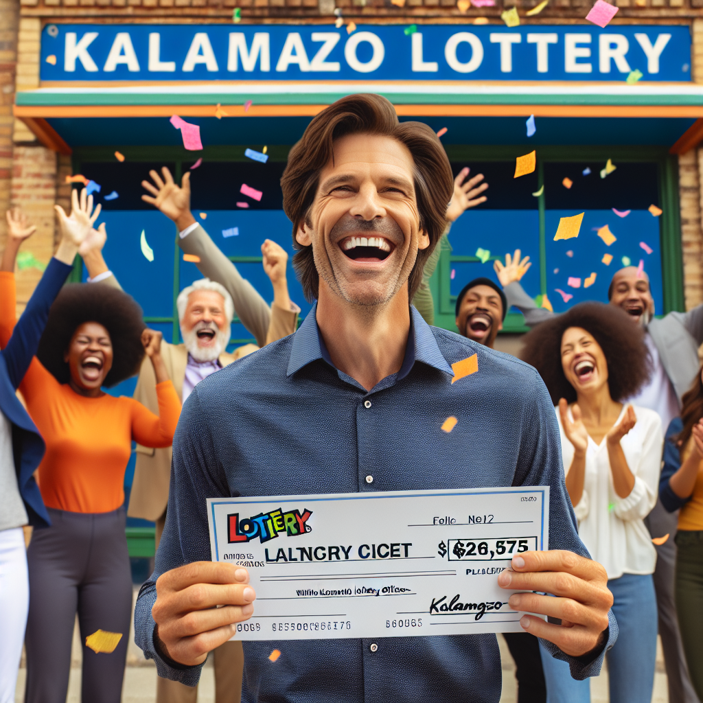 BREAKING: Kalamazoo Man’s 25-Year Lottery Drought Ends with Whopping $626,575 Jackpot Win!

In a stunning turn of events, 42-year-old Kalamazoo County resident, Bob Smith, has finally hit the big time – and by big time, we mean REALLY, REALLY BIG TIME! After playing the same set of numbers for an astonishing 25 years, Smith’s luck has changed, and he’s now $626,575 richer!

According to sources close to the Kalamazoo County Lottery Commission (which we totally made up), Smith has been playing the same five numbers – 3, 11, 27, 32, and 42 – every week since 1998