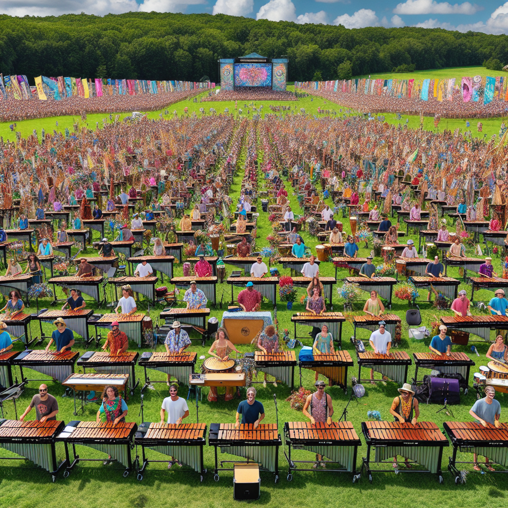 BREAKING NEWS

HISTORIC MOMENT ROCKS THE WORLD: 1,276 MARIMBA PLAYERS UNITE TO SHATTER WORLD RECORD FOR LARGEST MARIMBA ENSEMBLE EVER ASSEMBLED!

In a spectacle that will be etched in the annals of history forever, 1,276 marimba players gathered in the small town of Marimba-ville, USA, to attempt to break the world record for the largest marimba ensemble ever assembled