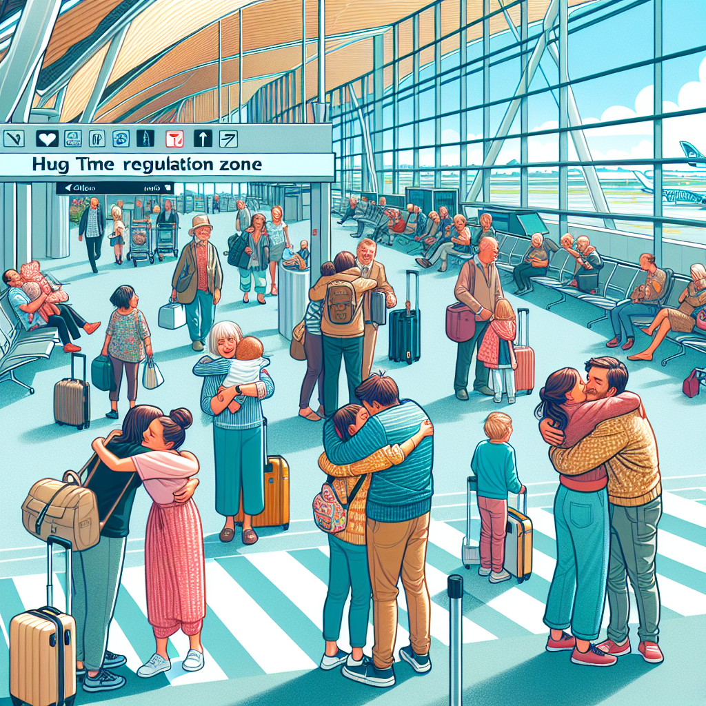 Groundbreaking Move: New Zealand Airport Offers “Hug Time” Regulations

In a bold display of innovative airport management, Auckland International Airport has taken a giant leap forward in the realm of passenger logistics by implementing a groundbreaking policy for farewell hugs in its drop-off zone
