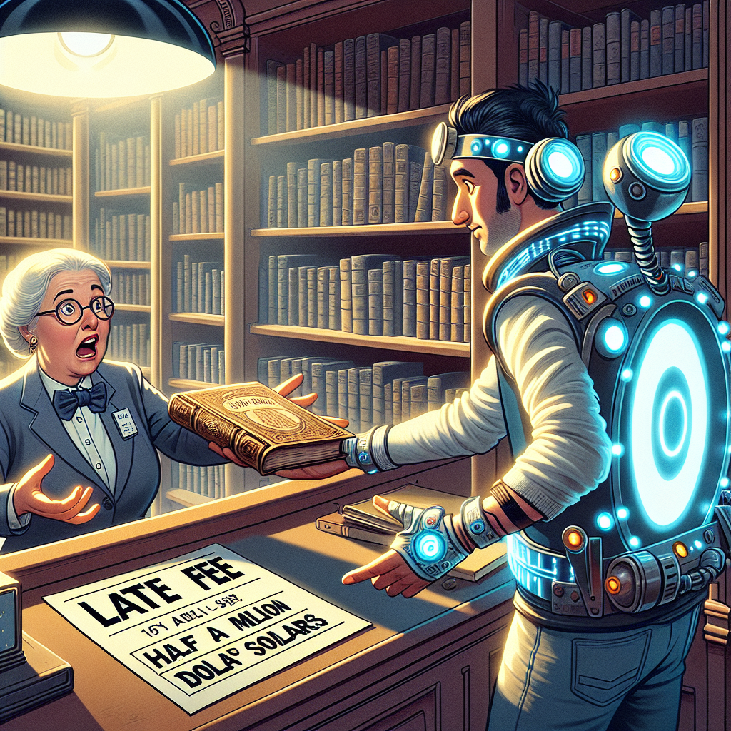 Time Traveler Returns Overdue Library Book: Late Fee Estimated at Half a Million

In a shocking turn of events that has rattled the conservative heart of Texas, a local library has triumphantly announced the return of a book that’s been missing in action for a staggering 82 years