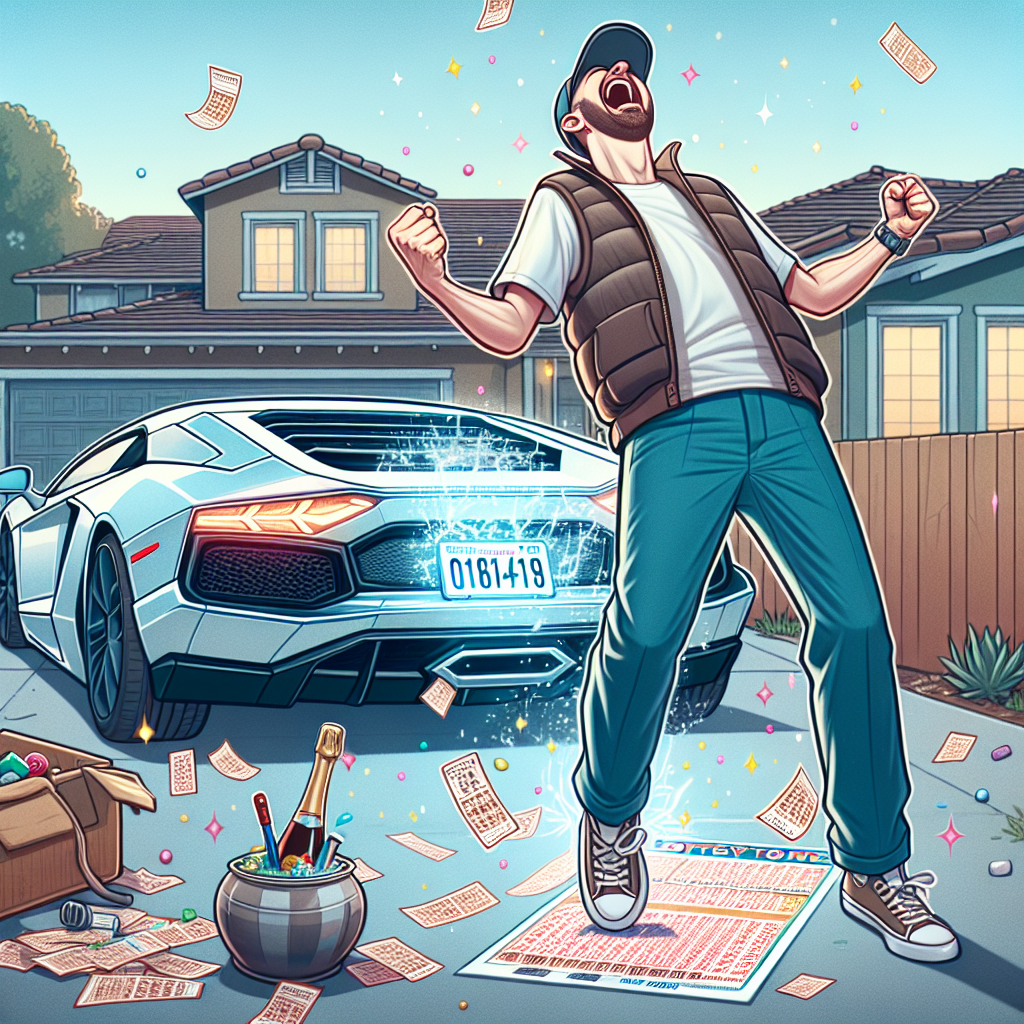BREAKING: LUCKY GUY TURNS OBSCENE LICENSE PLATE INTO $500,000 JACKPOT!

In a bizarre incident that has left lottery officials scratching their heads, a man in suburban New Jersey has won a whopping $500,000 playing the state lottery using a driver’s license plate with a, ahem, “colorful” message