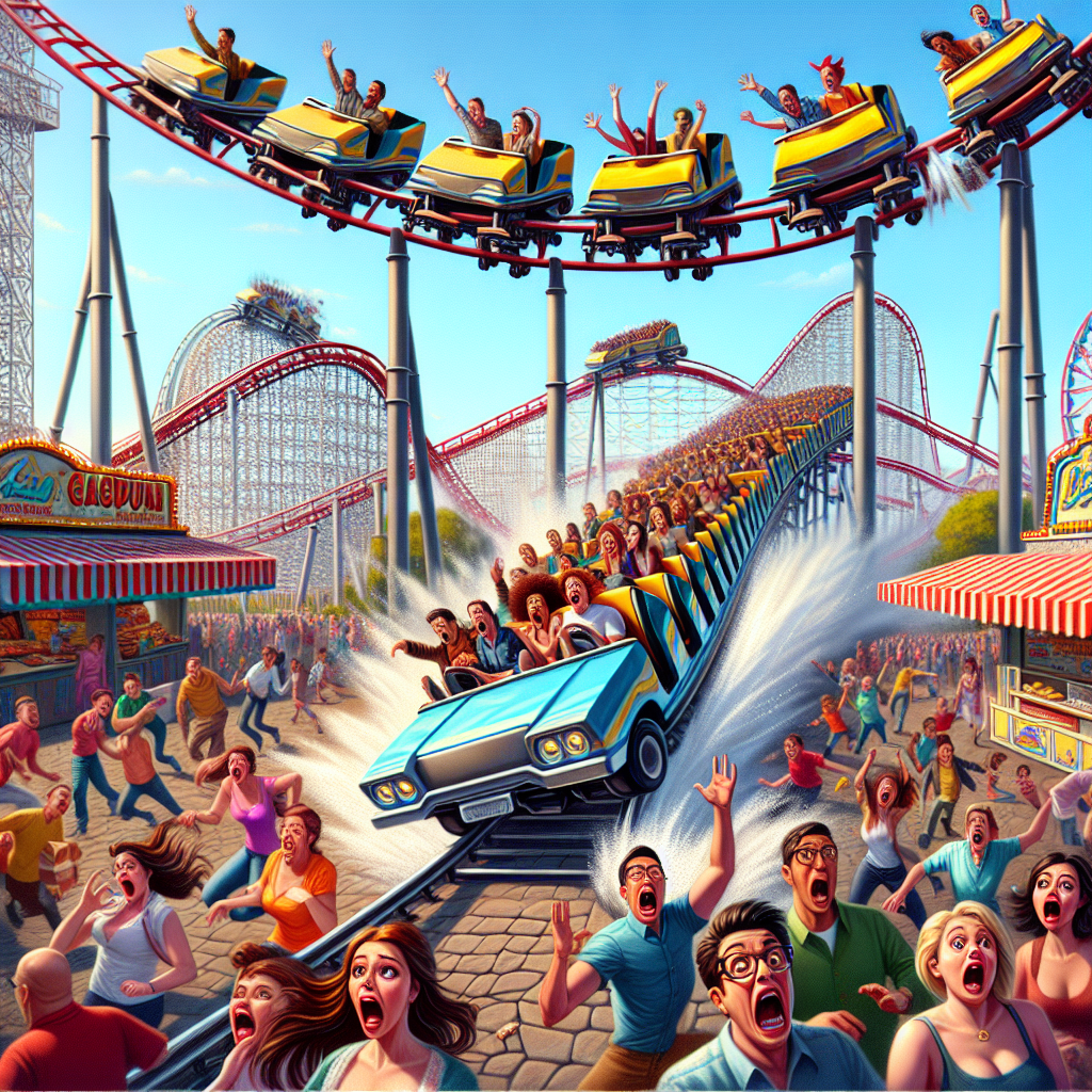 BREAKING: ROLLERCOASTER ROLLS OUT OF CONTROL