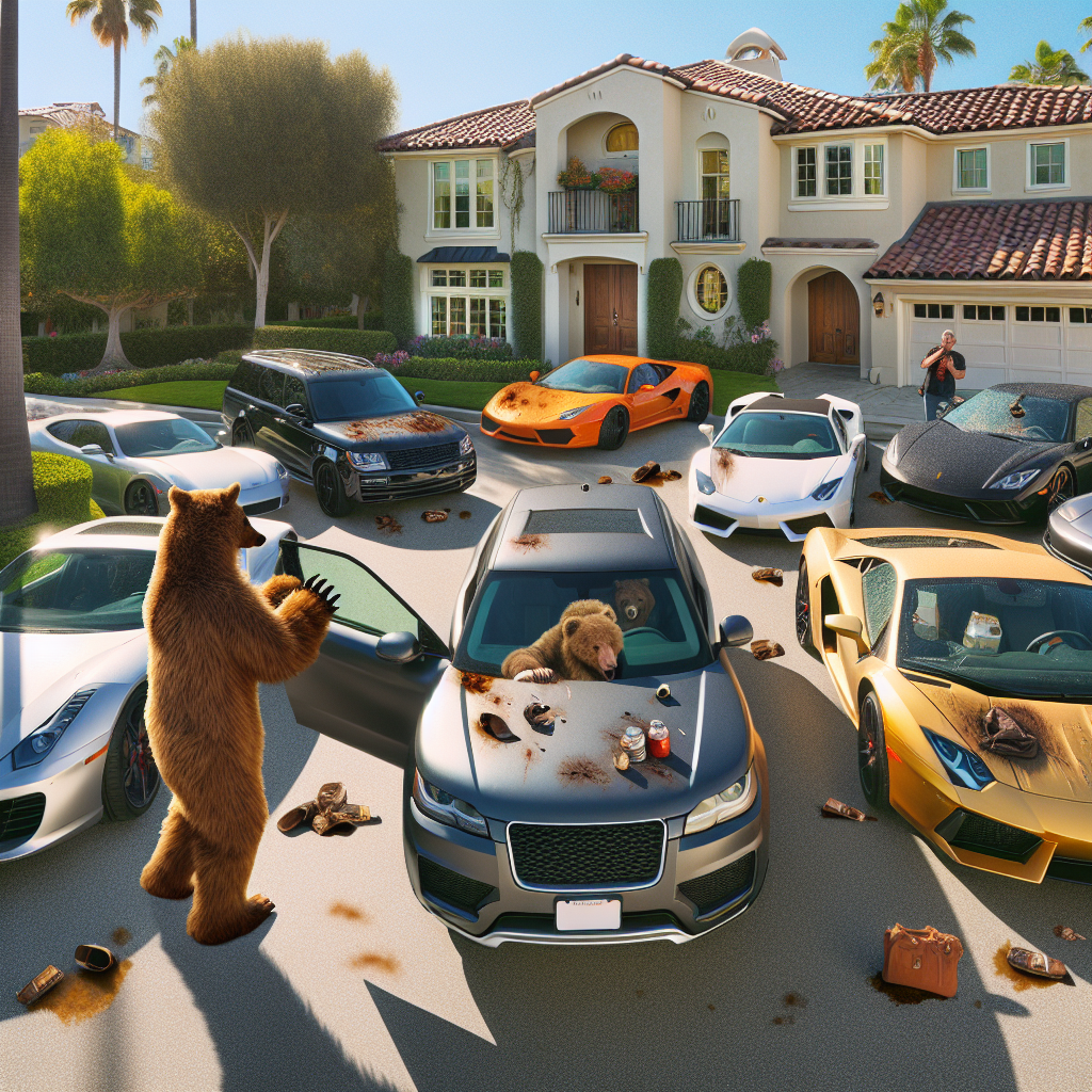 California Bear Break-Ins Take an Unexpected Turn: “Fake Bear” Terrorizes Luxury Cars

In a breathtaking twist of animal antics, California has recently experienced a surge in bear break-ins that seems plucked straight from a comedy sketch